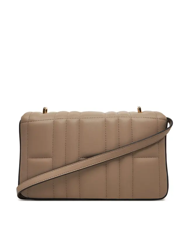 Tommy Hilfiger Γυναικεία Τσάντα Feminine Convertible Crossover Μπεζ 2