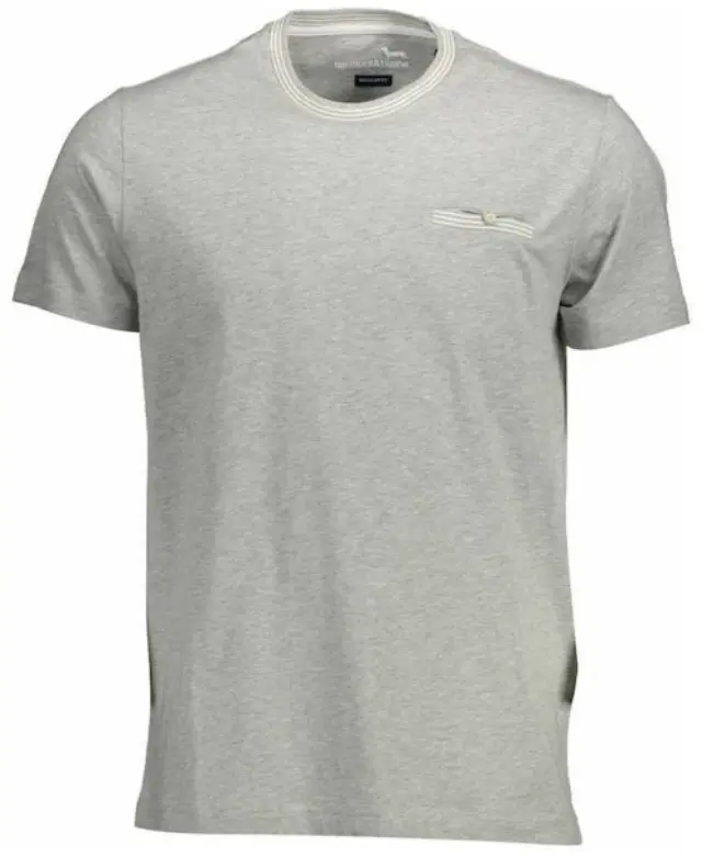Harmont & Blaine - Ανδρικό T-shirt Κοντομάνικο Μονόχρωμο Regular Fit IRH150021152-915 Γκρι