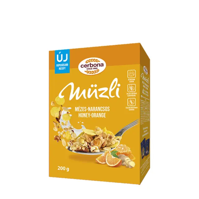 Cerbona Honey with Orange Muesli