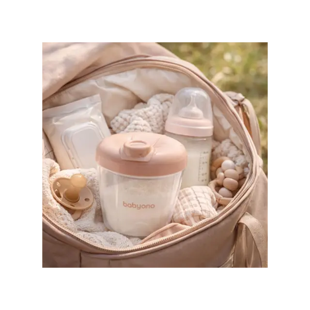 Φορητό Δοχείο για Γάλα Σκόνη BabyOno με 4 Θήκες BN1022/01 2