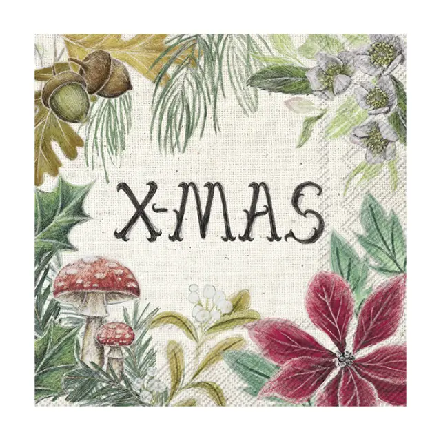 Χαρτοπετσέτα decoupage ,1 τεμ, X-mas Decor