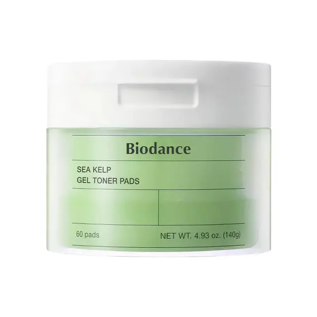 BIODANCE Sea Kelp Gel Toner Εμποτισμένοι Δίσκοι για Καταπράυνση 60 Pads 140g