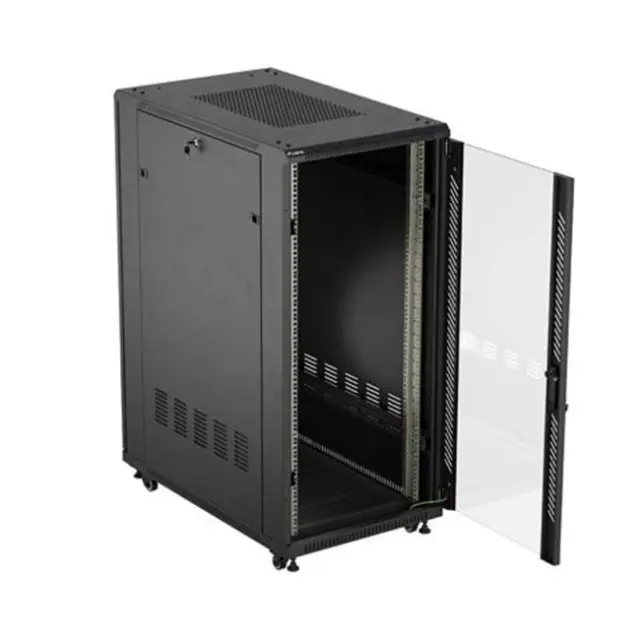 Lanberg Καμπίνα Rack 19" 27U 600X1000 Black (FF01-6027-12B)