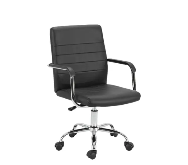 Πολυθρόνα BF3401 PU Μαύρο 53x54x86/96cm