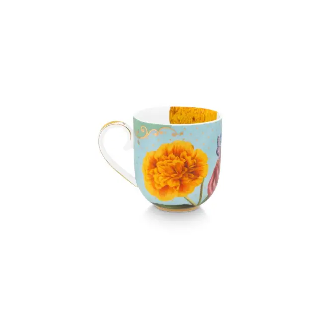 Pip Studio Σετ 2 Πορσελάνινες Κούπες 300ml / Set 2 Mugs in Deluxe Gift Box: Royal Flowers 3