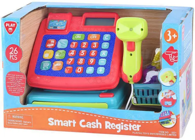 Playgo Smart Ταμειακή Μηχανή B/O 26 Τμχ 2