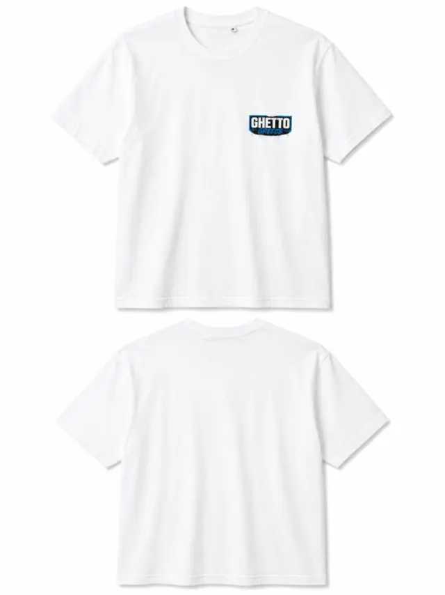 Ghetto Greece Logo T-Shirt - White – Regular Fit | 100% Cotton 3