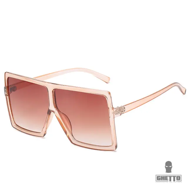 Ghetto Fashion Women Oversized Sunglasses Tea