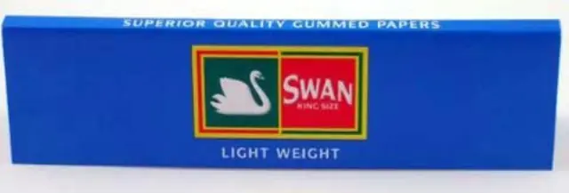 SWAN Χαρτάκια Μπλε King Size Slim 50τεμ.