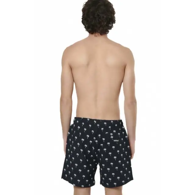 Body Action Men's Crepe Swimming Shorts Μαύρο 033531-01 (Body Action) 3