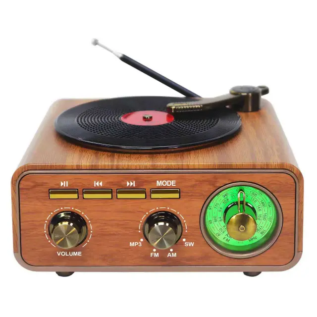 Επαναφορτιζόμενο ραδιόφωνο Retro - M1317BT - 113179 - Light Brown 2