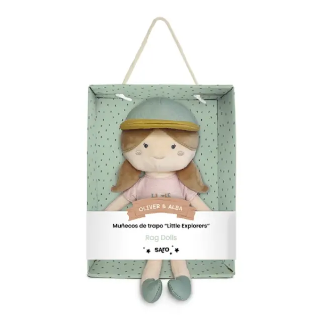 Saro: Λούτρινη Κούκλα "Little Explorers" Alba 3