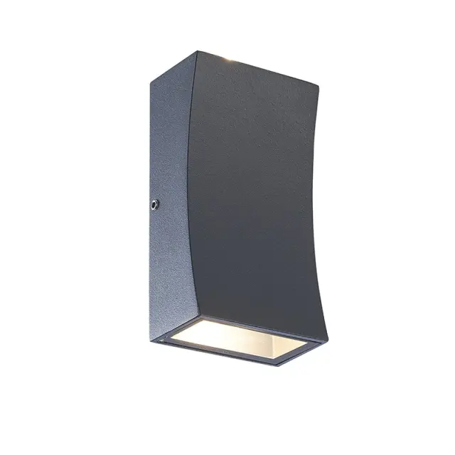 LED HP WALL LUMINAIRE 6W 180LM 89° 230V AC 3.000K DARK GREY CRI80 IP65 30.000HRS / LG1042G