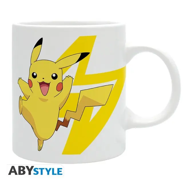 POKEMON - Mug - 320 ml - Logo AND Pikachu - Fan Shop and Merchandise