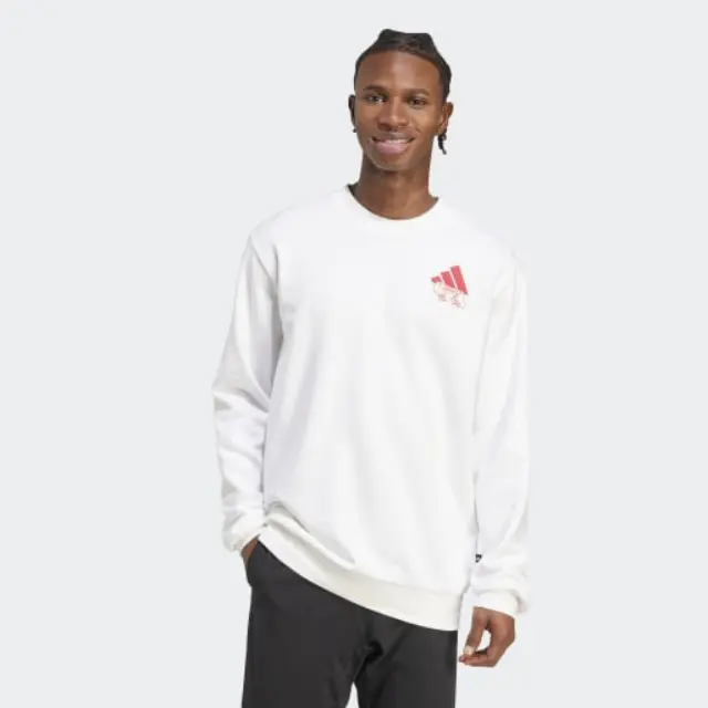 Adidas Noodle Graphic Sweatshirt White JW4347 - M