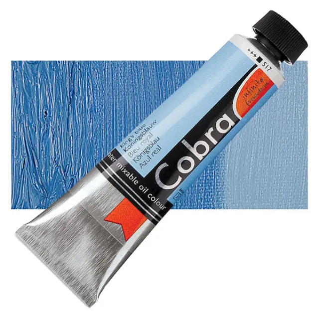 Λάδι Νερού Talens Cobra - 517 King s Blue - 40ml