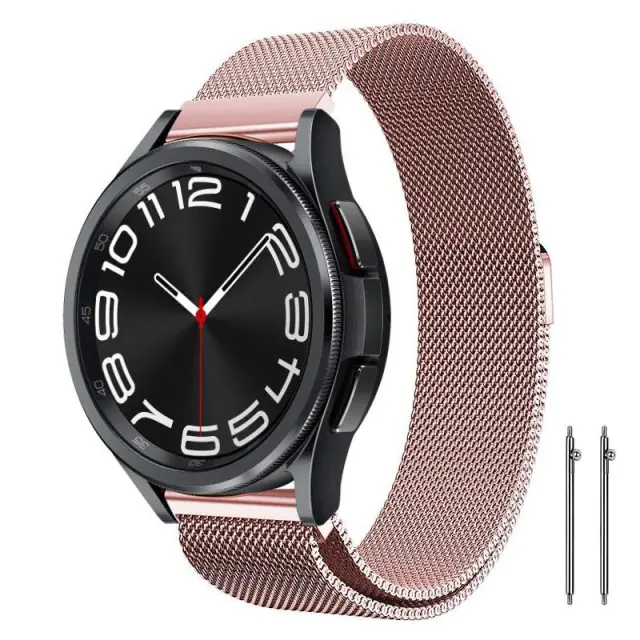 Milanese Λουράκι για Amazfit Bip/Galaxy Watch 42mm(Fits all 20mm)-Rose ΟΕΜ 2