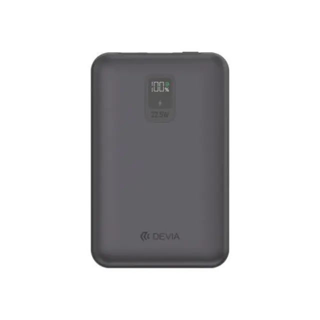 Φορτιστής Ανάγκης Devia EP202 22.5W 10000mAh Mini με 2 Ενσωματωμένα Καλώδια Extreme Speed Γκρι N68108
