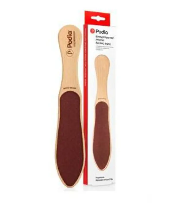 Podia Premium Wooden Foot File Επαγγελματικη Ρασπα Διπλης Οψης, 1 τμχ