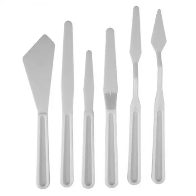 Σετ Σπάτουλες 16-18cm - White - 6τεμ