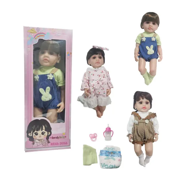 Κούκλα σε διάφορα σχέδια 3+ - Toy real doll lovely baby 078009