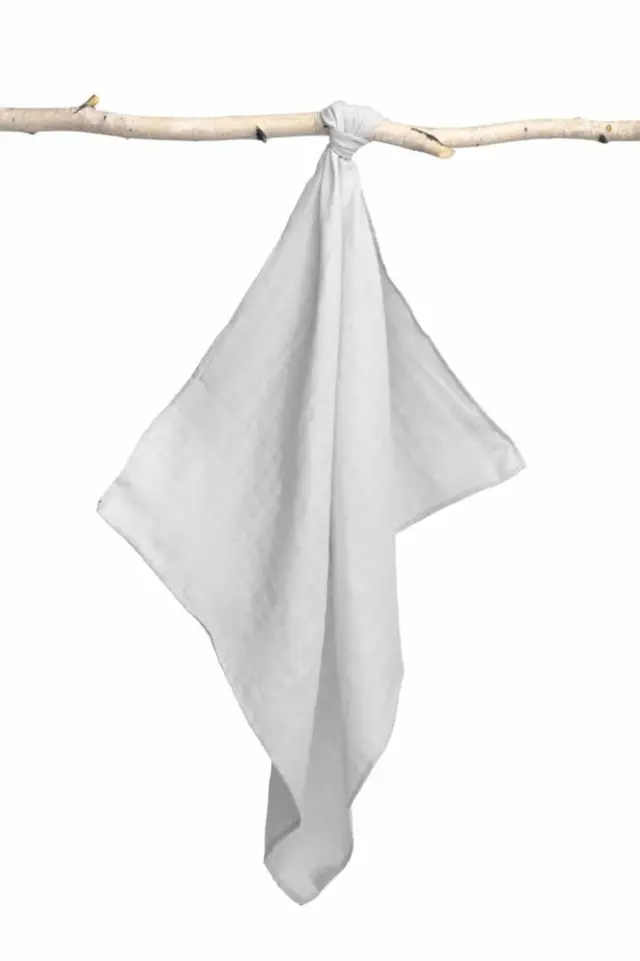 Πάνα Μuslin 70x80cm Sensillo Smooth Grey 097 2
