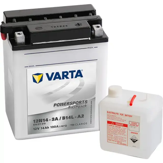 Μπαταρία Μοτοσυκλέτας VARTA B14L-A2 12V 14Ah
