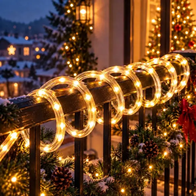 Φωτοσωλήνας LED 20m με Θερμό Φως – LED Rope Light 082381 2