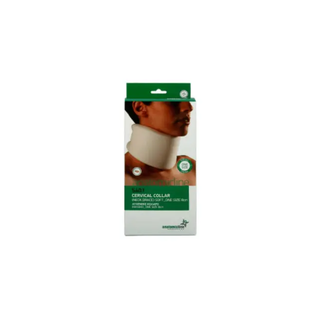 Anatomic Line Cervical Collar Soft (Neck Brace) - Μαλακό Αυχενικό Κολλάρο one size 8cm 5401 1τμχ