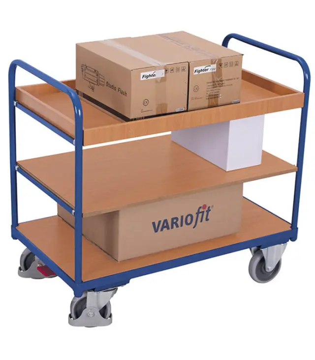 Variofit sw-800.241 Τρόλεϊ Μεταφοράς 3 Επιπέδων για Φορτίο Βάρους ως 250kg 3