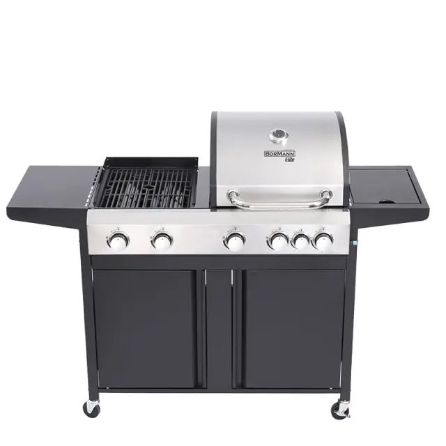 Bormann Elite BBQ5060 - Ψησταριά Υγραερίου 3 σε 1 Combo Grill (080466)