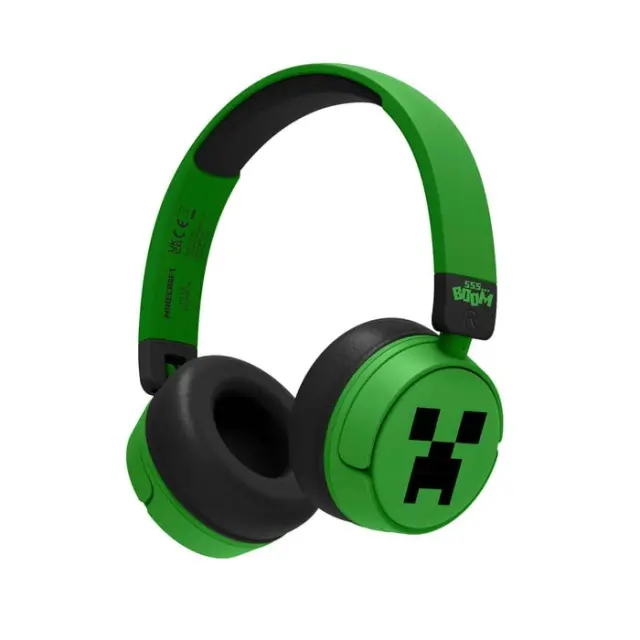 OTL - Bluetooth Headset w-Perental Control - Minecraft Green - Toys
