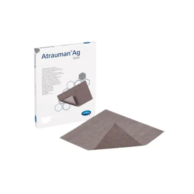 Hartmann Atrauman Ag επίθεμα με αλοιφή και προσθήκη αργύρου 10x10cm 10 τεμάχια