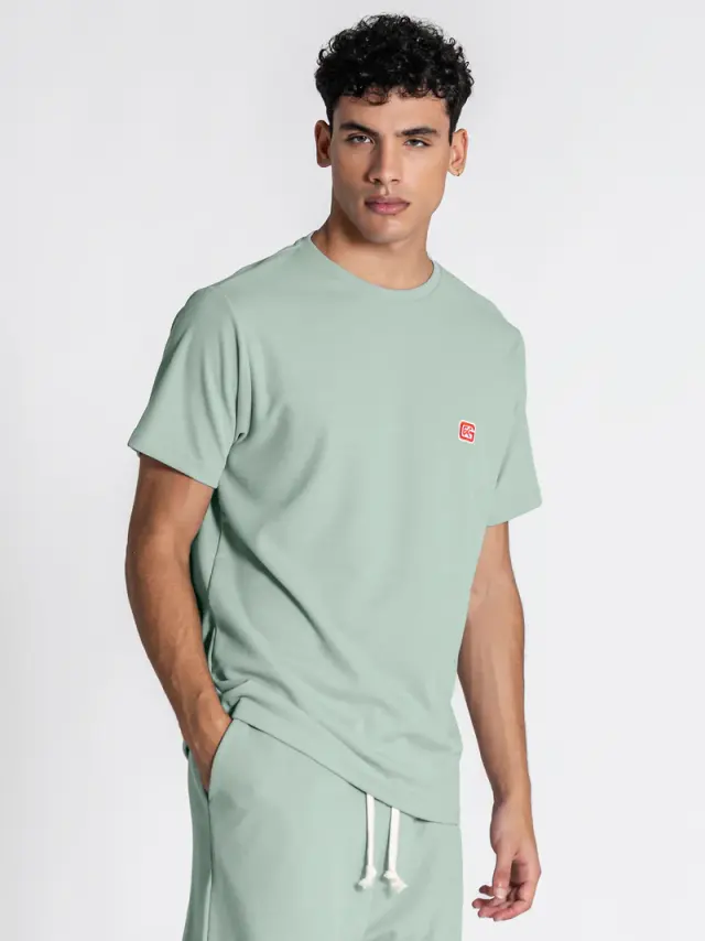 Gianni Kavanagh Aνδρικό GRID Casual Σετ (T-Shirt + Βερμούδα) – Green - M 3