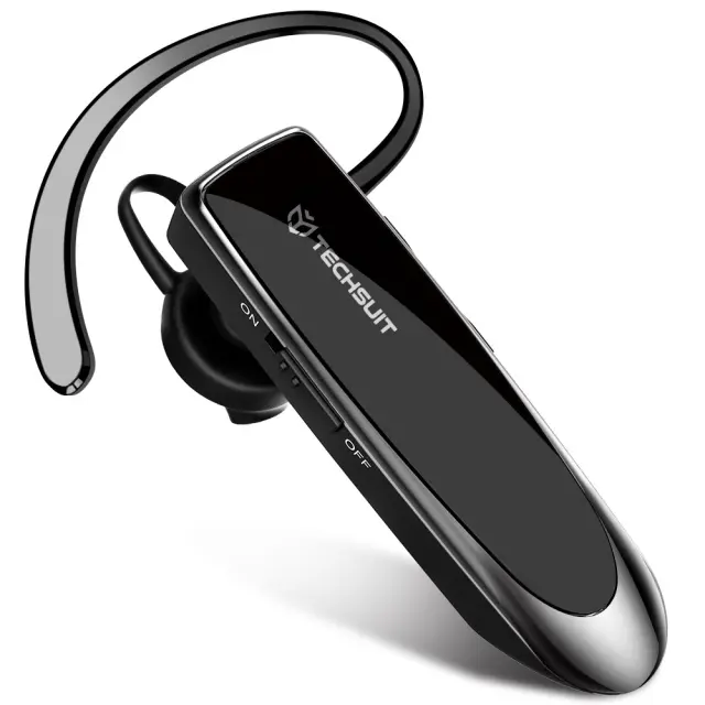 Techsuit UrbanEar CB1 Bluetooth Handsfree Ακουστικό με Noise Cancelling & USB-C Μαύρο