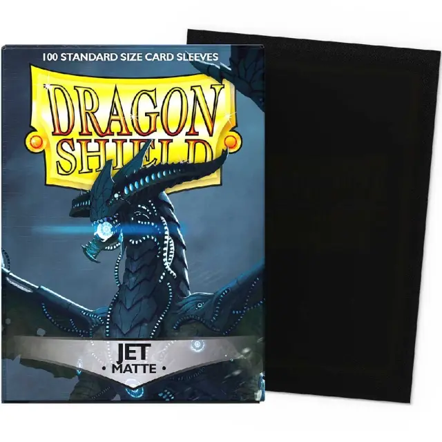 Dragon Shield Standard Sleeves - Matte Jet (100 Sleeves) 2