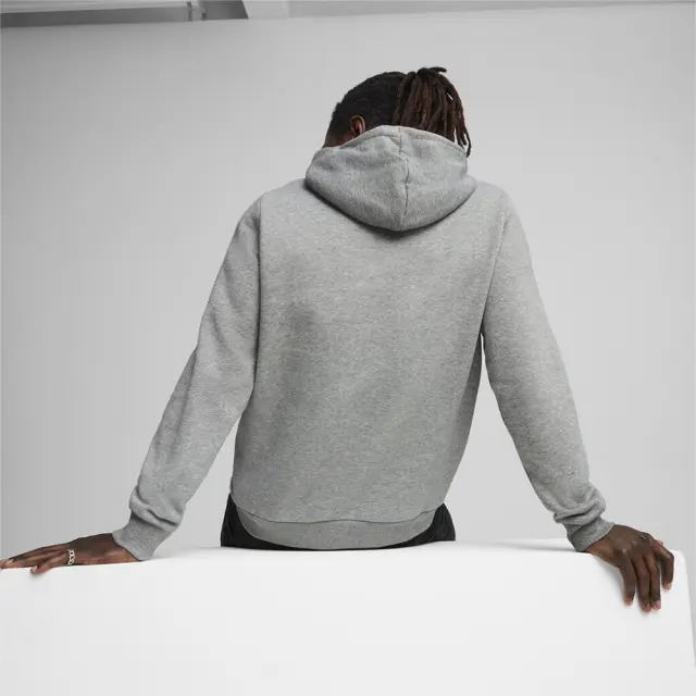 Puma Mass Style Hoodie Fleece (680193-03) - Γκρί 2