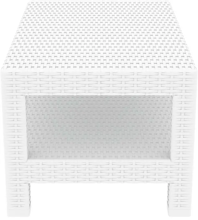 Τραπέζι MONACO Λευκό PP 92x57x45cm 3