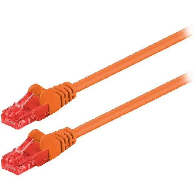 GOOBAY 95259 ΚΑΛΩΔΙΟ ΔΙΚΤΥΟΥ CAT 6 U/UTP 0.5M ΠΟΡΤΟΚΑΛΙ