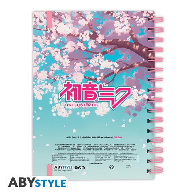 Σημειωματάριο HATSUNE MIKU - Notebook A5 Spiral "Cherry Blossom" ABYNOT159 2