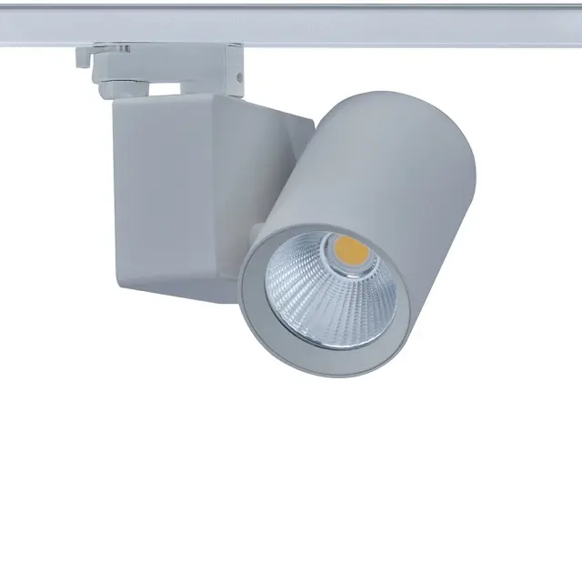 LED ΦΩΤΙΣΤΙΚΟ ΡΑΓΑΣ 230V AC 20W 4000K 3-PHASE 34° 2400LM Ra80 5YRS ΓΚΡΙ / LISOR2040G4N