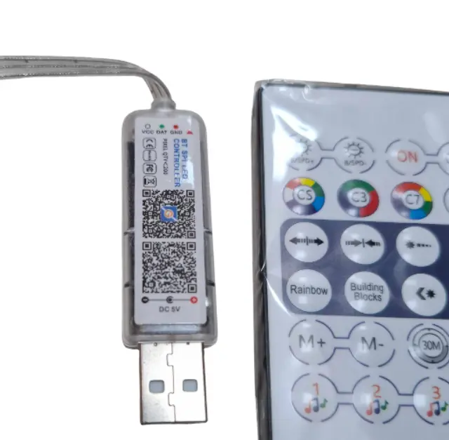 Χριστουγεννιάτικα φώτα LED RGB με USB - Stars - 5m - 33L - 272357 2