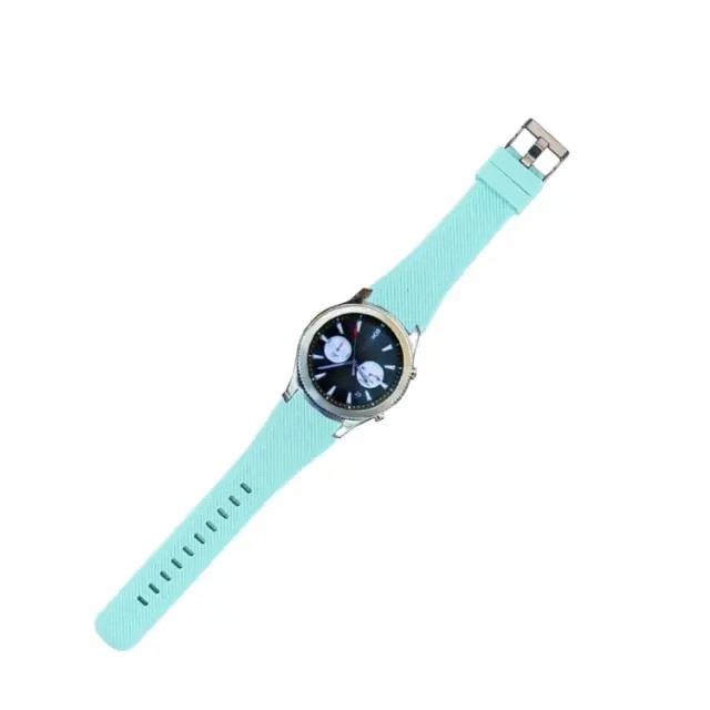 Silicone Band For Samsung Gear S3 46mm/ Pace/ Stratos/ Watch GT/ GT2 / Galaxy Watch 3 45mm (Fits all 22") Light Green OEM
