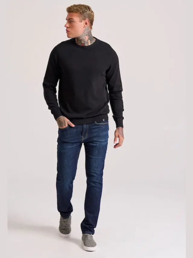 Funky Buddha Sweatshirt Black FBM010-001-09 3