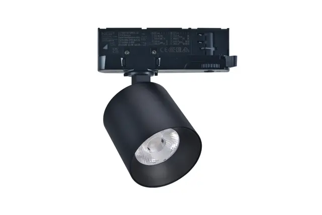 LED ΣΠΟΤ ΡΑΓΑΣ 4 ΓΡΑΜΜΩΝ 20W 230V 3000K 38° ΜΑΥΡΟ