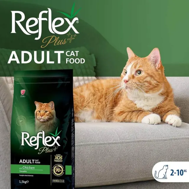 Reflex Plus Adult Ξηρά Τροφή Γατάς με Κοτόπουλο 1.5kg 2