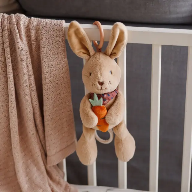 BabyOno Κρεμαστό Μουσικό Παιχνίδι Λαγουδάκι Karo (0+ μηνών) BN1686 3