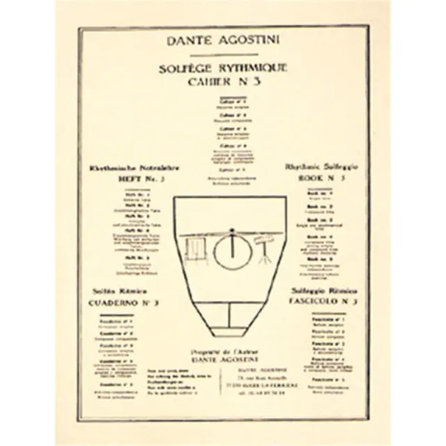 Dante Agostini - Solfege Rythmique No.3