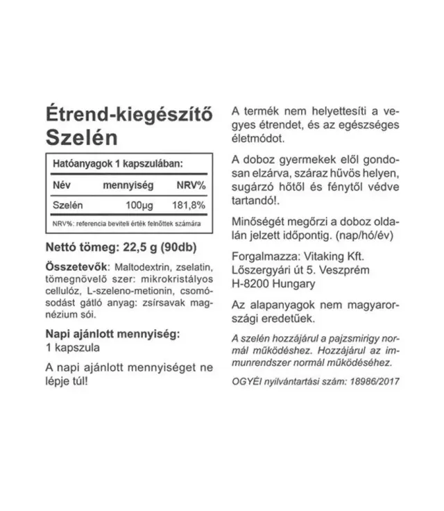 Vitaking Selenium Select 2