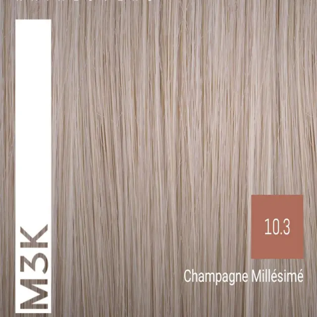 Sensus M3K Permanent Hair Color 10.3 Champagne Millesime 100ml - (μόνιμη βαφή πλατινέ ντορέ ξανθό) 2